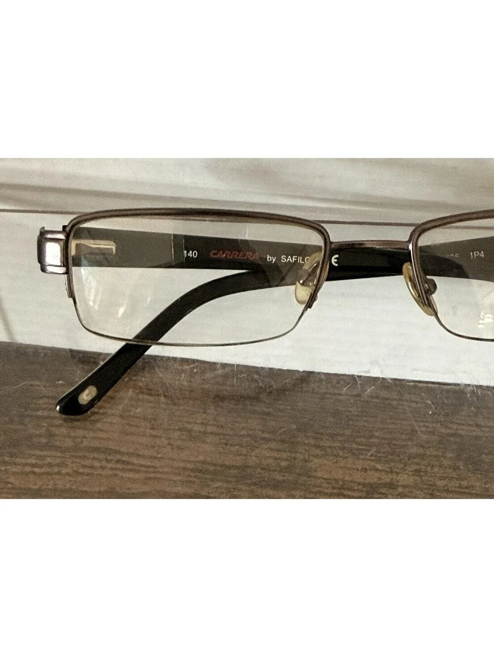 CARRERA CA7560 1P4 Eyeglasses Frames Only 52-18-140 Gunmetal Silver Rectangle